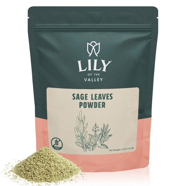 Lily of the Valley Sage Leaf Powder - Ground Dried