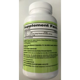 Trunature Ginkgo Biloba supplement Herbal extract 340 Softgels 120mg