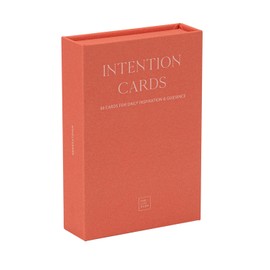 The Life Barn 40 Intention & Oracle Cards Affirmation Cards in High-Quality Linen Box Mindfulness and Self-Reflection