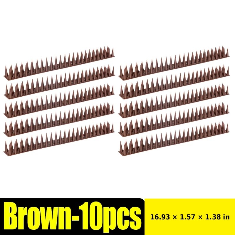 Bird Repellent Spikes for Outdoor Use - Bendable PP Deterrent