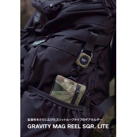 【ROOT CO.】GRAVITY MAG REEL SQR. Lite (Khaki)