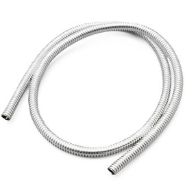 Daytona 96958 Plated Corrugated Tube, Chrome, φ6