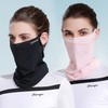 Outdoor Cooling UV Protection Golf Face Mask Cool Mask White 2ea