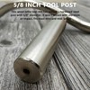 Curved Lathe Tool Rest 5/8 Inch Post Stainless Steel Tool