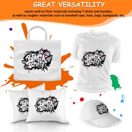 TRILINK DTF Transfer Film Paper A4 (21 x 29,7 cm)-20 Sheets, Premium Double-Sided Matte Clear PreTreat Sheets - PET Heat Transfer Paper for Sublimation Printer Direct Print on T-Shirts Textile