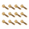 50Pcs Flat Knurled Thumb Screw Wring Round Head Pure Copper