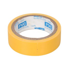 HOCHSTE 10 x PVC Insulation Tape Coloured Electrical Wiring Flame Retardent 16mm Set Yellow 10 Pack