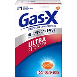 PACK OF 3 EACH GAS-X ULTRA SOFTGEL 50EA PT#30043627450
