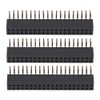3 Pieces 2.54mm 2 X 20 Pin Female Double Row
