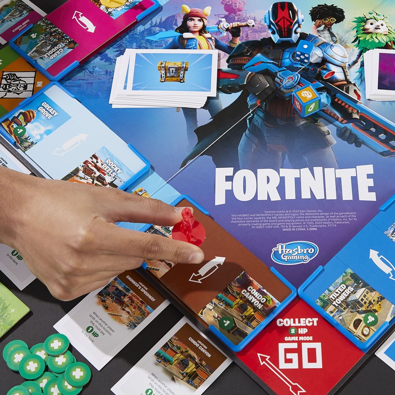 Hasbro Gaming Monopoly Flip Edition: Fortnite Board Game for Ages