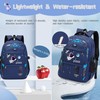Space Childrens Backpack for Boys School, Multi-Pocket Boys School Bags