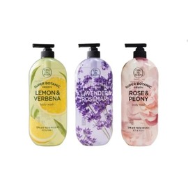 On the Body Super Botanic Body Wash (Lemon Lavender Rose) 900g, 3 units in total / 온더바디 수퍼보타닉 바디워시 (레몬 라벤더 로즈) 900g 총 3개