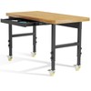 48” Adjustable Work Bench, Heavy Duty Work Table with Power