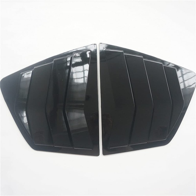 New 2pcs Racing Side Rear Quarter Window Louvers for Honda