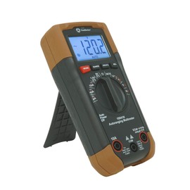 Southwire Auto Range Multimeter 10041N - Multi-Function Digital Multimeter with Backlit Display - Durable Double-Molded Housing - 12 Test Functions