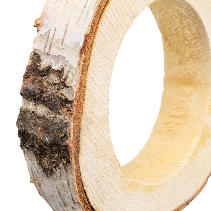 HappyBird Seat Swing Ring Natural Birch Diameter 15-18 cm Opening