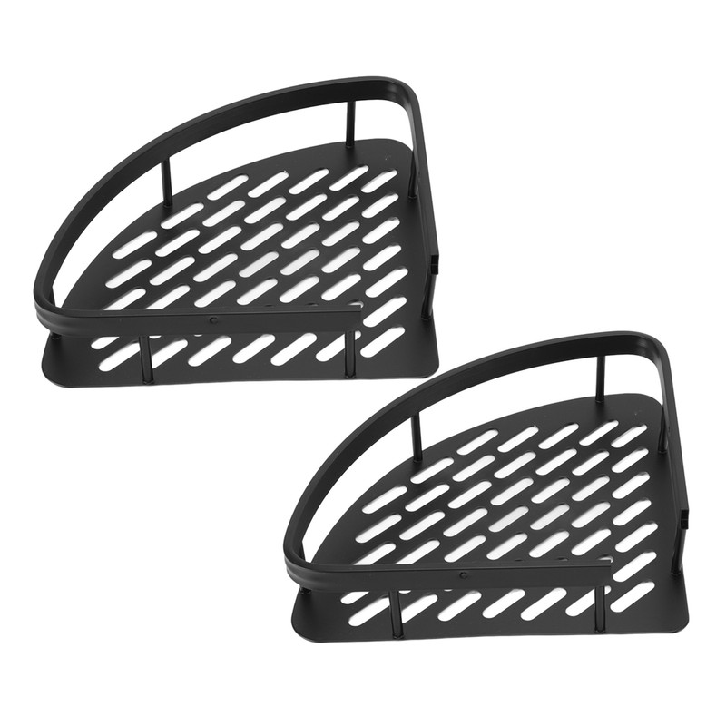 Triangular Shower Shelf Punch Free Rustproof Aluminum Shower Corner Shelf