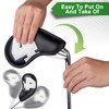 Craftsman Golf 10pcs Magnetic Black Iron Headcover set with Large