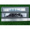 2PC 2024-2025 Turbomax Emblems 3D Badge Nameplate Hood Letters Logo