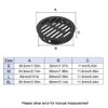 10 Pcs 50mm Round Air Vent Grille Grill Cover Air