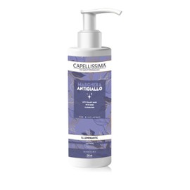 Capellissima Hair Mask for Blonde, White, Grey, Bleached Hair, Completely Removes the Unwanted Yellow and Restores a Completely Natural Effect, 250 ml