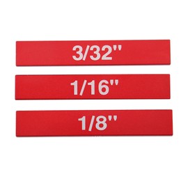 LiGuVCY 15pcs Precision Aluminum Setup Bars for Router and Table Saw Accessories Woodworking Set Up, Setup Blocks Height Gauge Set, Laser Engraved Size Markings