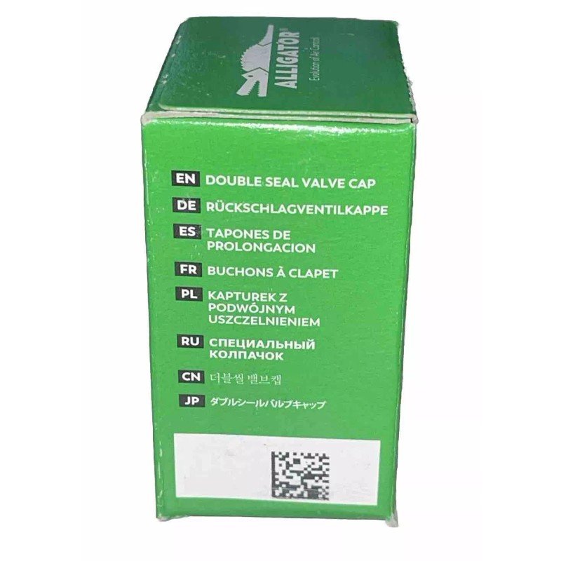 Alligator V2B Dual Seal Tire Valve Cap Original 50 Pieces