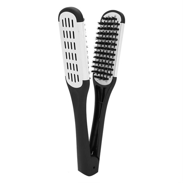 Clamp Comb for Easy to Cut and Straight Hair, with V-shaped Comb, Double Sided Comb Head, Large Coverage, Easy to Create Beautiful Hairstyle