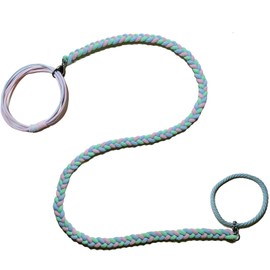 Elastic Spiral Hair Ties for Long Thick Curly Hair, 27" Ponytail Holders Colorful Braided Pony Tails Wrap Hair Ties Accessories for Women Girls Stretchy Hair Bands for Biker Boating Running- Single