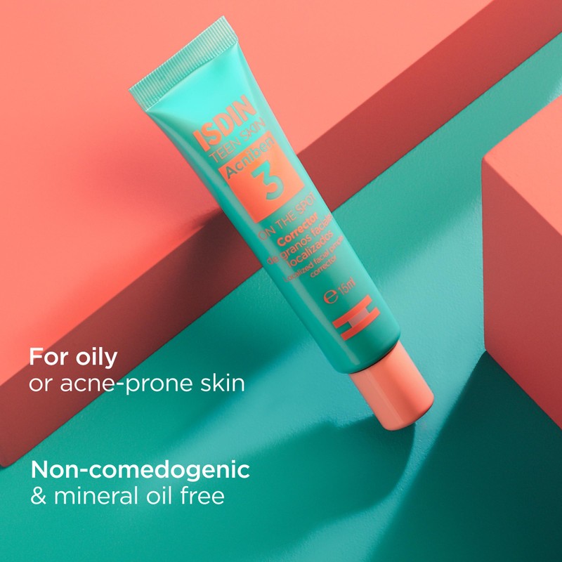 ISDIN Acniben On The Spot, Facial Pimples Corrector Drying Gel,