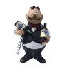 Chubby Waiter Holding Wine Corkscrew Bottle Opener and Stand