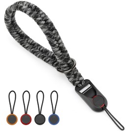 Sunya Kamera Handschlaufe mit Schnellverschluss. Verstellbarer Kameragurt für verschiedene Handgelenke, Ultraleichtes Gewicht Paracord Band Handgelenkschlaufe für DSLR