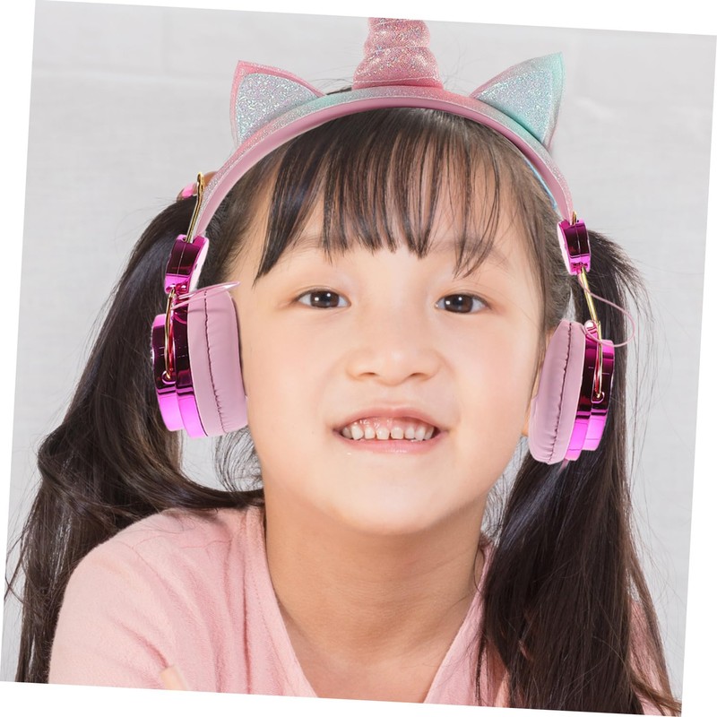 SEWACC Boy Girl Over Ear Headphones with Mic Volume for