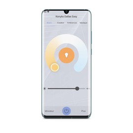 Konyks Dallas Easy Smart LED Strip - Wi-Fi + Bluetooth, Cleuren + Wit Instelbaar, 3 m Long, Compatible with Alexa en Google Home, Easy to Use and Automatic Ring