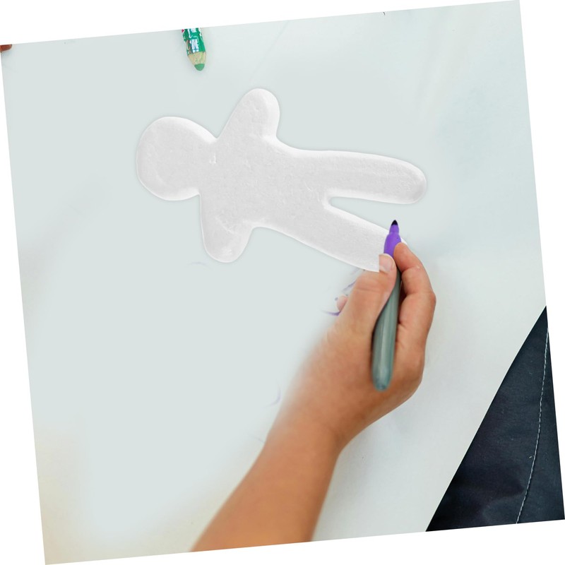 CIYODO 10pcs White Embryo Doll Foam Xps Foam for DIY