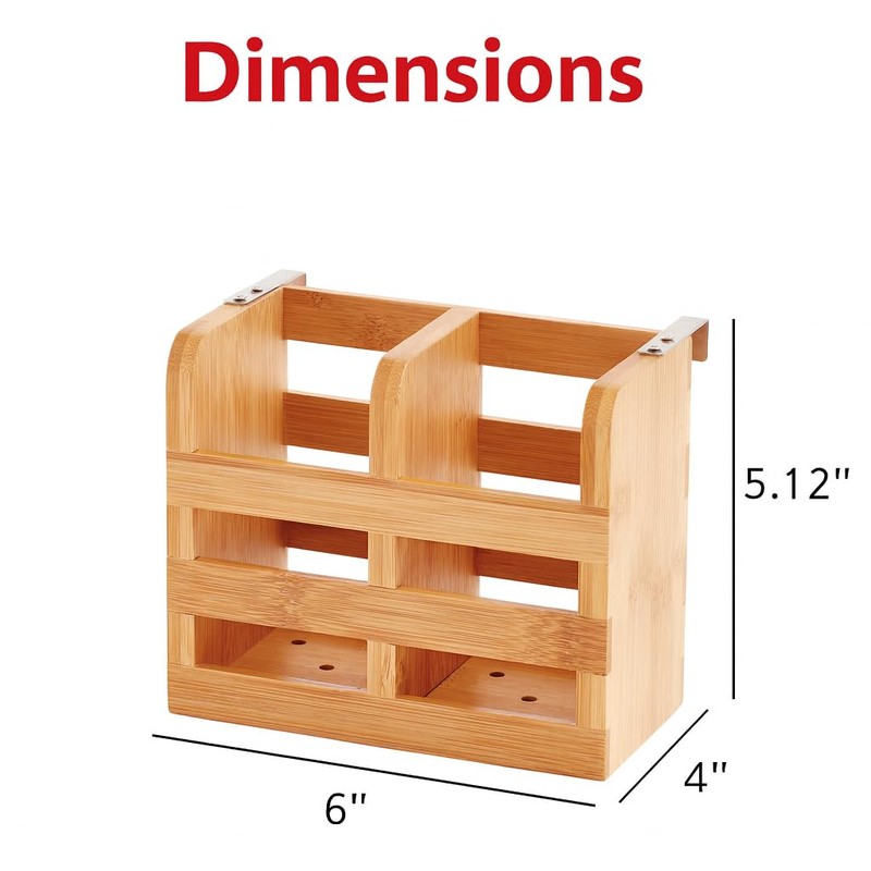 HIC Kitchen Dish Rack Caddy for Folding Dish Drying Rack