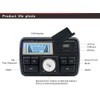 12V Radio 3 inch Motorcycle ATV UTV Golf Cart Waterproof