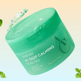 Deweytree Dewytree AC deep soothing pore pad 60 sheets sebum management skin firming dead skin cell care daily toner pad / 듀이트리 AC 딥 진정 모공 패드 60매 피지관리 피부결정돈 각질케어 데일리토너패드