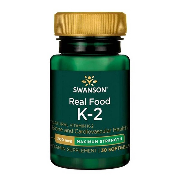 Categories:Pharmacy,The immune system Swanson Vitamin K2, 200 µg, capsules, 30