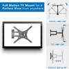Mount-It! TV Mount with Shelf | Full Motion TV Wall