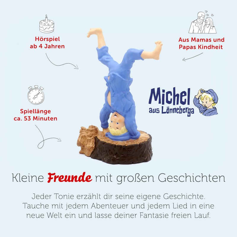 tonies Audio Figures for Toniebox, Astrid Lindgren: Michel - When