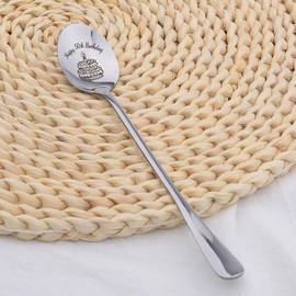 50th Birthday Gifts for Him Her Wife Husband 50 Th Birthday Gifts for Friends Sister Brother 50th Birthday Gifts for Mom Dad Grandpa Grandma 50 Years Old Birthday Gifts for Daughter Son Dessert Spoon