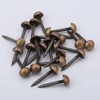 Tiazza 20Pcs Antique Brass Upholstery Tacks Drum Sofa Nails Cabinet