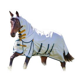 Shires Highlander Plus Sweetitch Horse Combo Rug - White 6ft9