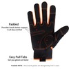HANDLANDY Work Gloves Mens & Women, Utility Safety Mechanic Working