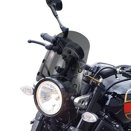 Xitomer Windshield Windscreen Compatible with XSR900 2016-2021 XSR900 Windshield with Mount Motorcycle Wind Deflector (Grey)