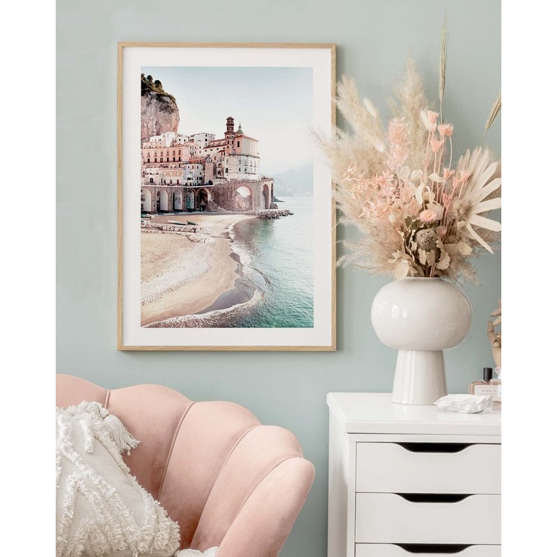 Poster Store 8x12 Oak Wood Picture Frame