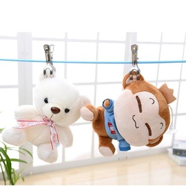 Towel Pegs,Beach Towel Clips Windproof Large Pegs Stainless Steel Clothes Hanging Peg for Sunbed Towel Or Heavy Laundry 10pack 11cm