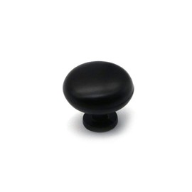 NUZAMAS Set of 10 Matt Black Knobs and Pulls for Cabinets, Dressers, Wardrobe and Drawers, Kitchen, Bedroom, Bathroom Vanity Handles 28mm