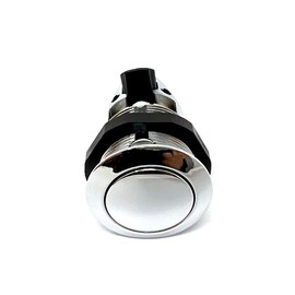 Haasweller I 2 x Professional Push Lock 1-24 mm Chrome Look Motorhome Furniture Lock Push Button Boat Camper Locking Snap Lock